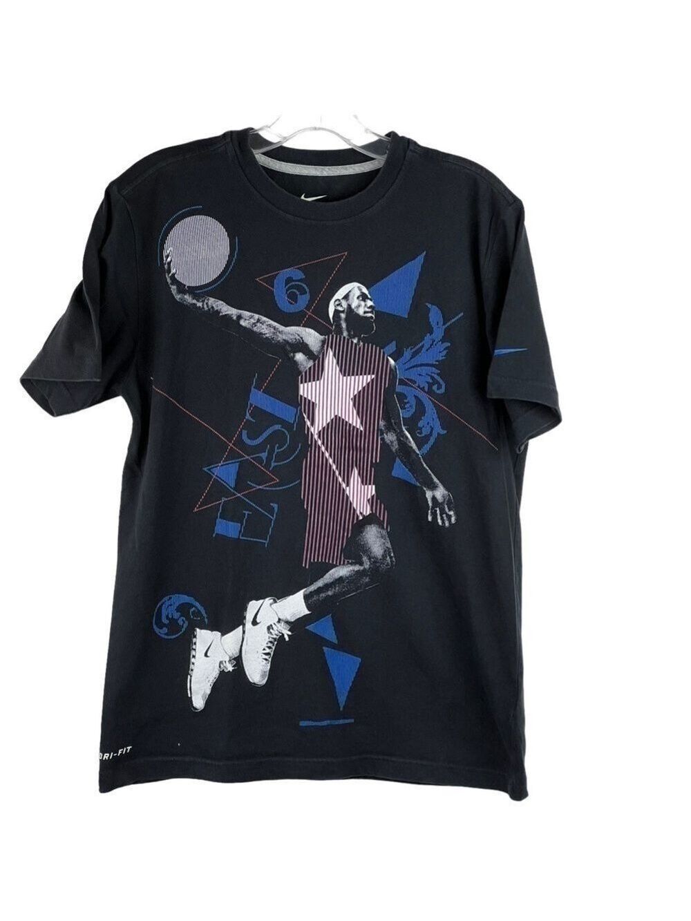 EUC-VINTAGE Y2K Nike DRI-FIT Lebron James East No.6 All Star ShortSleeve T-Shirt